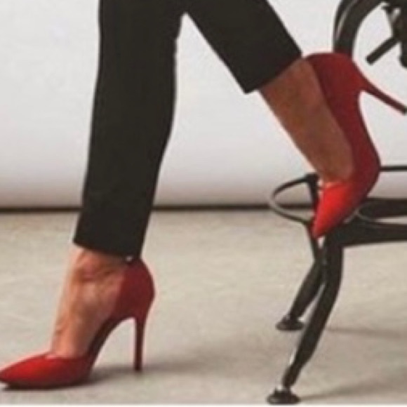 Anne Klein heels patent leather black shoe pointed toe black stiletto heels - Picture 7 of 7